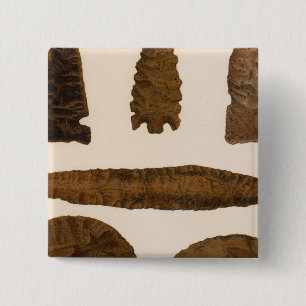 XVI Stone implements, New Mexico 15 Cm Square Badge