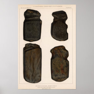 XVII Stone implements, New Mexico Poster