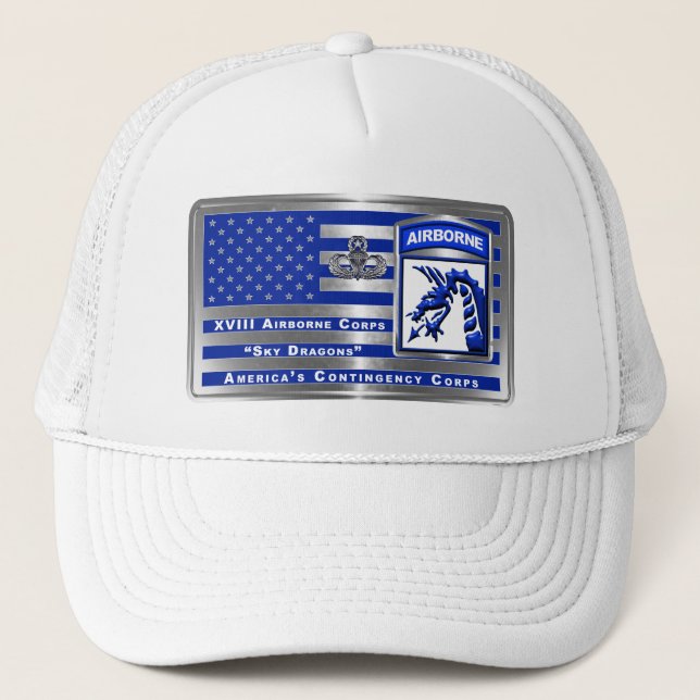 XVIII Airborne Corps America’s Contingency Corps Trucker Hat (Front)