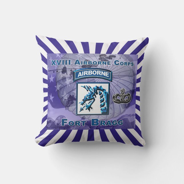 XVIII Airborne Corps Gift Special Throw Pillow (Front)