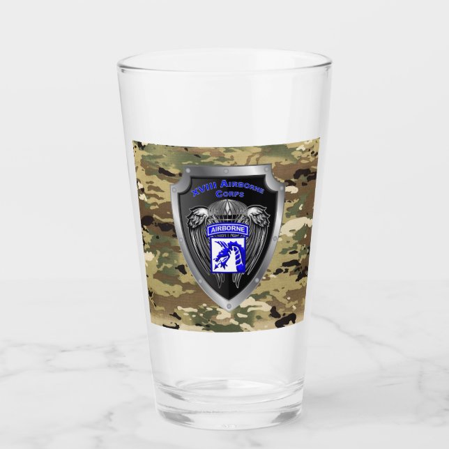 XVIII Airborne Corps Glass (Front)