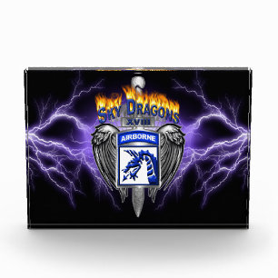XVIII Airborne Corps Sky Dragons  Custom  Photo Block