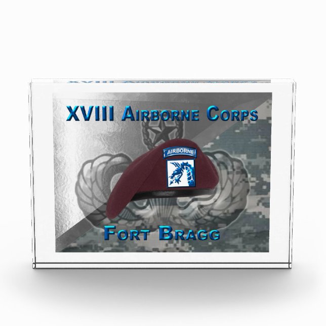 XVIII Airborne Corps Sky Dragons   Photo Block (Front)