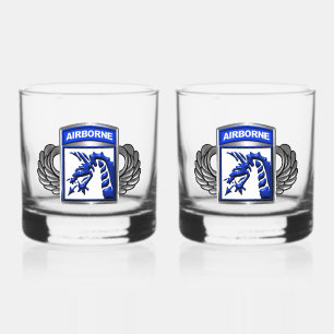 XVIII AIRBORNE CORPS WHISKEY GLASS