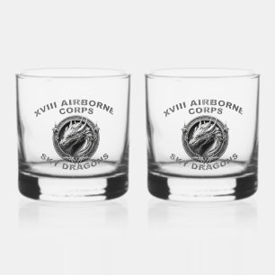 XVIII AIRBORNE CORPS WHISKEY GLASS