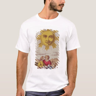 XVIIII Le Soleil, French tarot card of the Sun T-Shirt