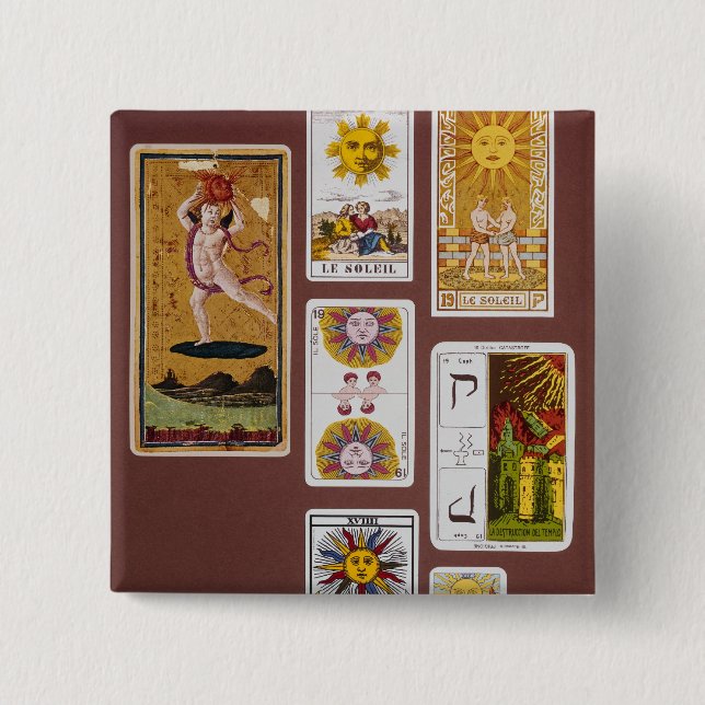 XVIIII The Sun 15 Cm Square Badge (Front)