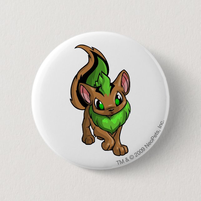 Xweetok Green 6 Cm Round Badge (Front)