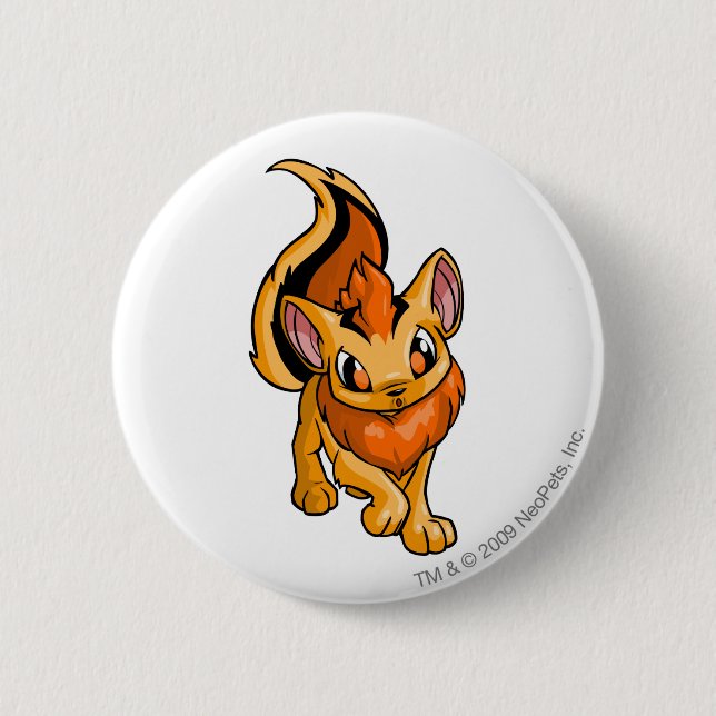 Xweetok Orange 6 Cm Round Badge (Front)