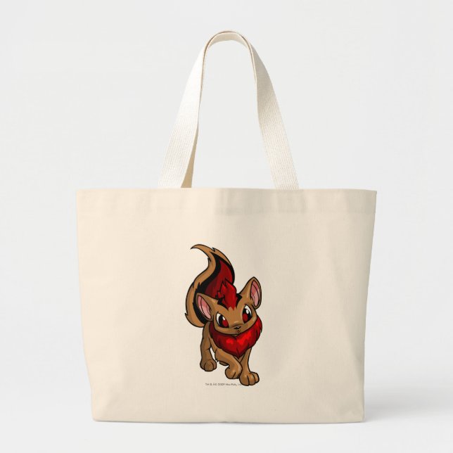 Xweetok Red Large Tote Bag (Front)