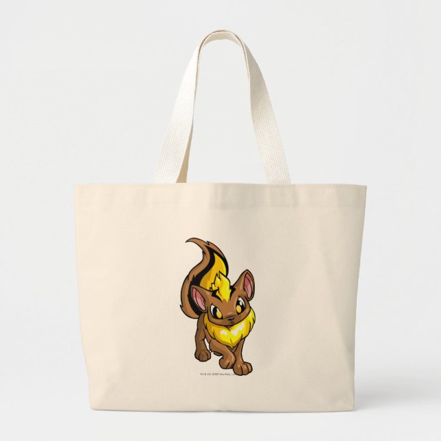 Xweetok Yellow Large Tote Bag (Front)