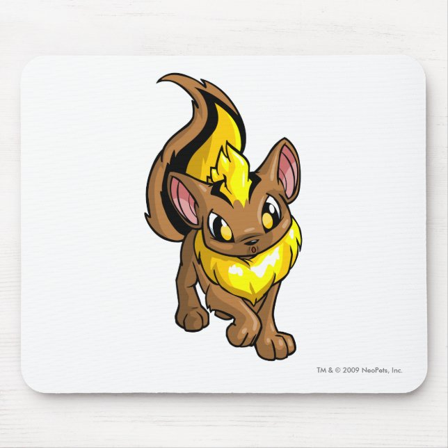 Xweetok Yellow Mouse Pad (Front)