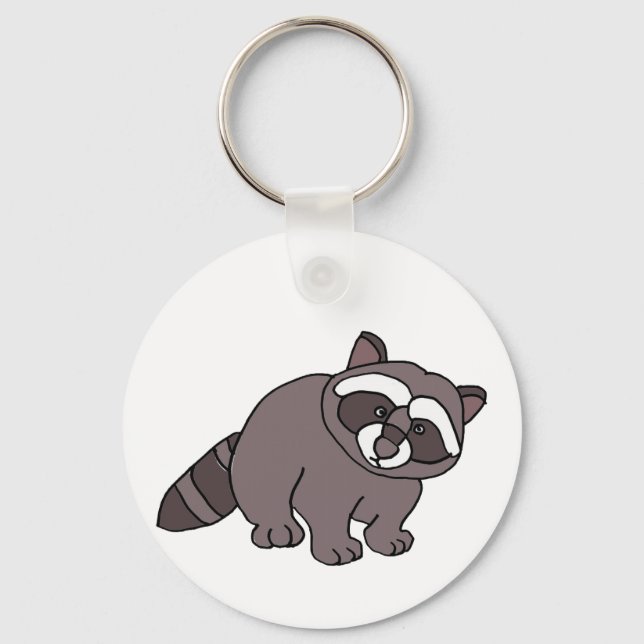 XX- Awesome Racoon Key Ring (Front)