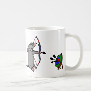 XX- Blind Mole in Archery Competition Coffee Mug