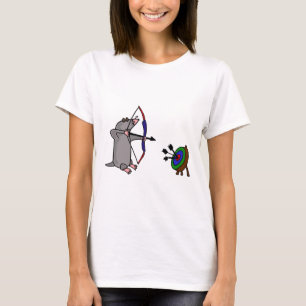 XX- Blind Mole in Archery Competition T-Shirt