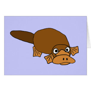 XX- Duck Billed Platypus Cartoon