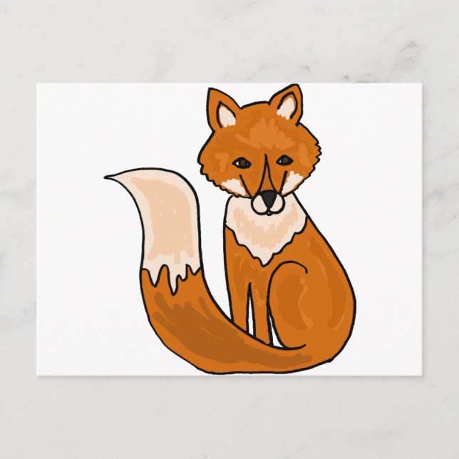 XX- Foxy Fox Postcard (Front)