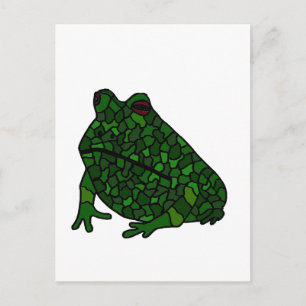 XX- Funky Frog Art Postcard