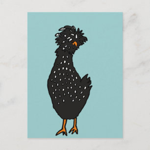 XX- Funky Polish Chicken Postcard