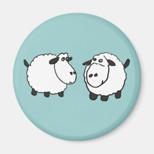 XX- Funky Sheep Magnet