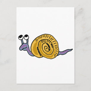 XX- Funky Snail Postcard