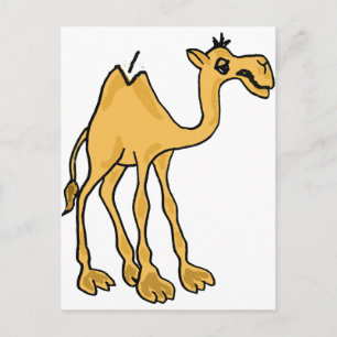 XX- Funny Camel Cartoon Postcard