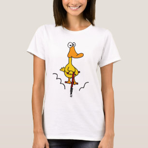 XX- Funny Duck on a Pogo Stick T-Shirt