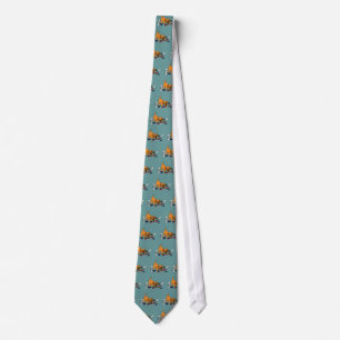 XX- Funny Naughty Puppy Dog Cartoon Tie