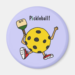 XX- Funny Pickleball Character Magnet