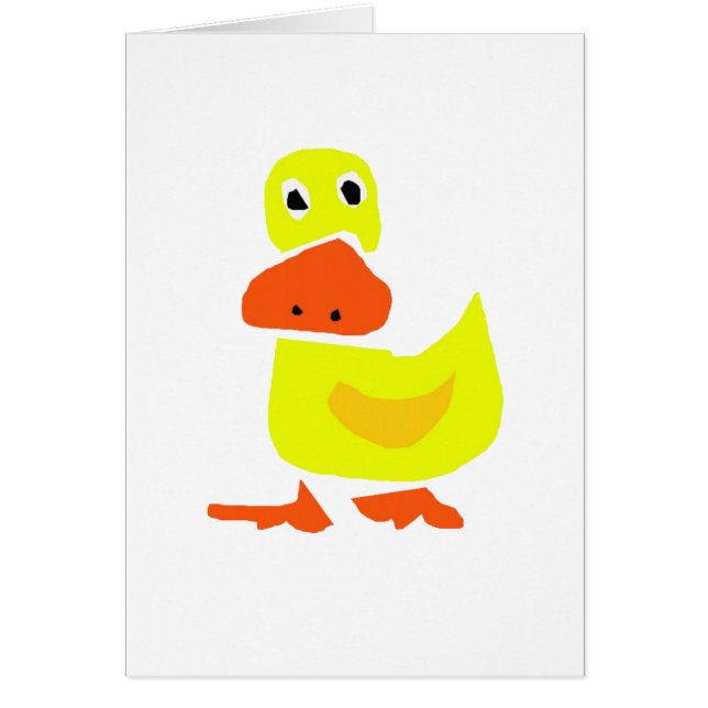 XX- Funny Primitive Art Duck (Front)