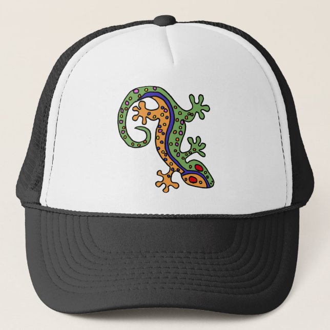 XX- Gecko Art Trucker Hat (Front)