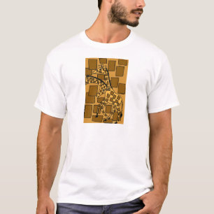 XX- Giraffe Art Abstract T-Shirt