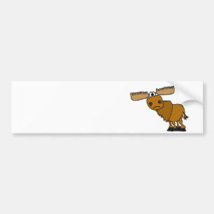 XX- Goofy Moose Design Bumper Sticker