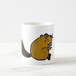XX- Hilarious Beaver Cartoon Coffee Mug