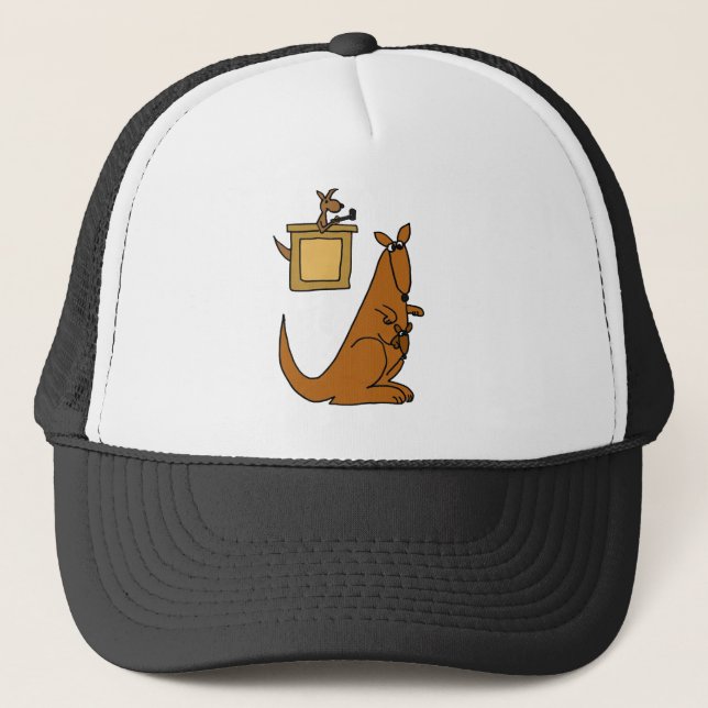 XX- Kangaroo Court Cartoon Trucker Hat (Front)