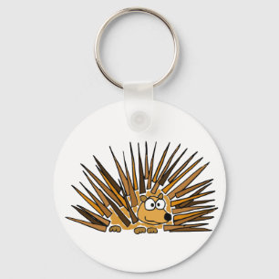 XX- Porcupine Art Cartoon Key Ring