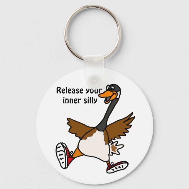 XX- Release Your Inner Silly - Goose Key Ring (Front)