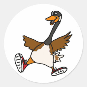 XX- Silly Goose Classic Round Sticker