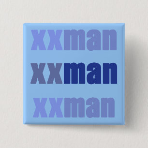 XXMan 15 Cm Square Badge