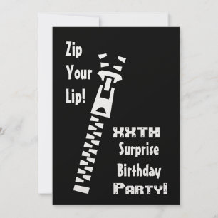 xxth SURPRISE Birthday Party Invitation Template