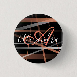 xxx 3 cm round badge