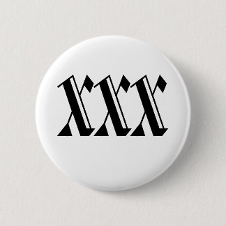 XXX 6 CM ROUND BADGE