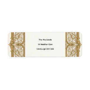 xxx return address label