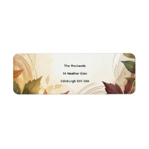 xxx return address label
