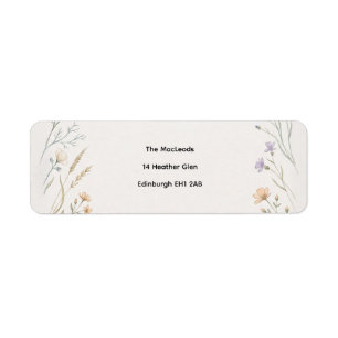 xxx return address label