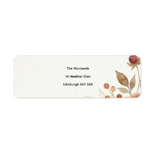 xxx return address label