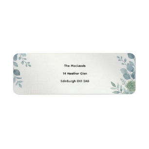 xxx return address label