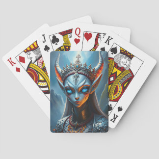 Xylanthia the Horned Oracle - Dark Fantasy Playing Cards