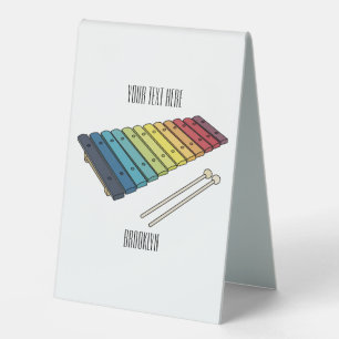 Xylophone cartoon illustration