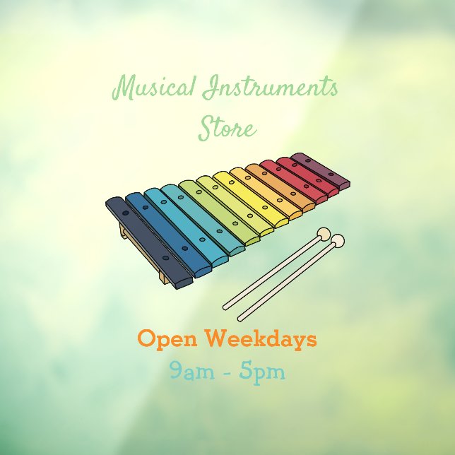 Xylophone cartoon illustration (Sheet 3)